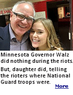 Governor Walz allowed his adult daughter to access confidential information about the deployment of the Minnesota National Guard that she then disseminated to rioters.